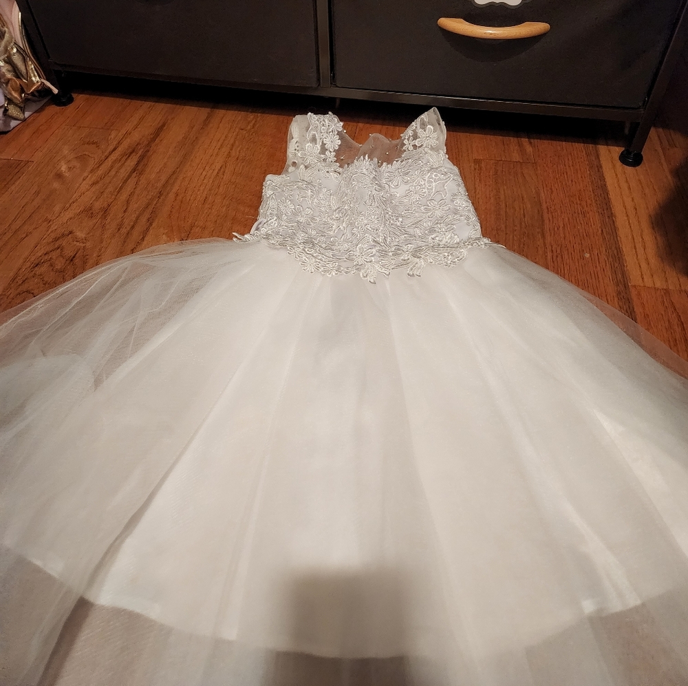 Flower girl dress, girls 4